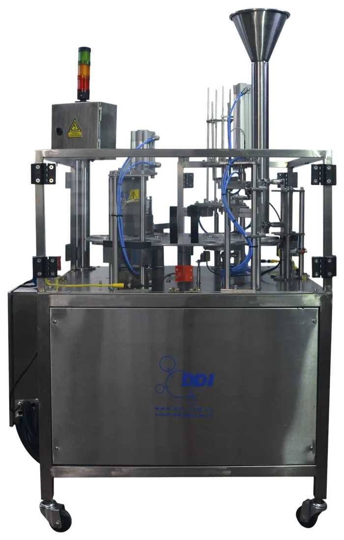 DDI rotary filler, rear three-quarter view