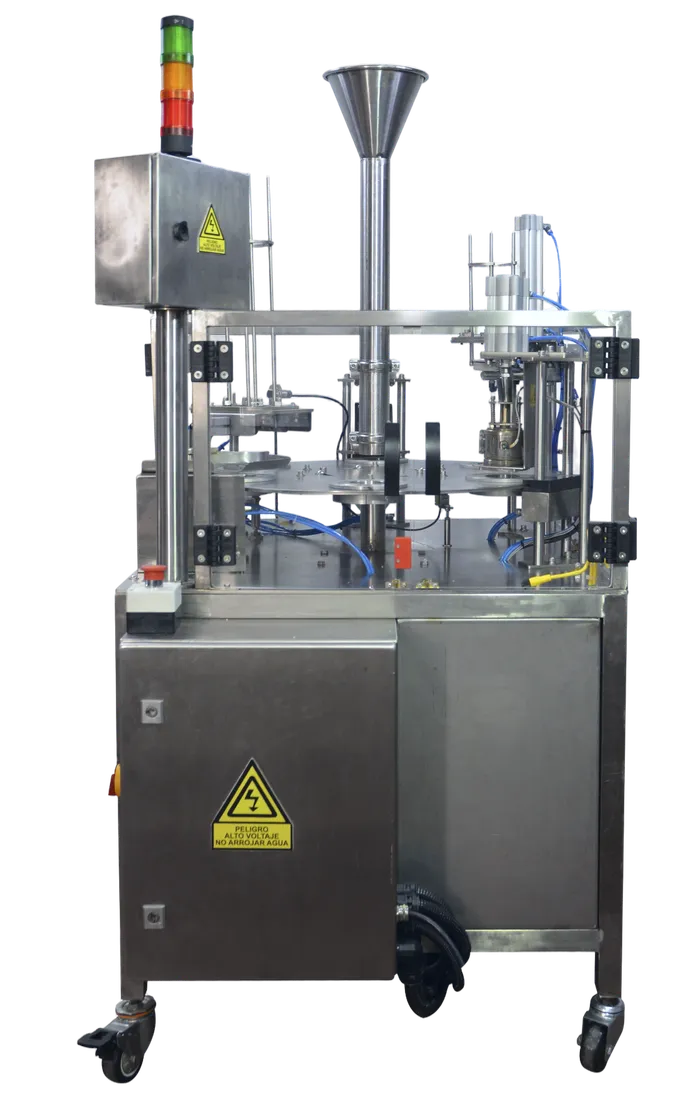 DDI rotary filler, side view